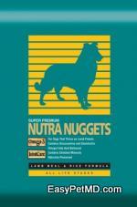 Super premium nutra nuggets beef sales and rice